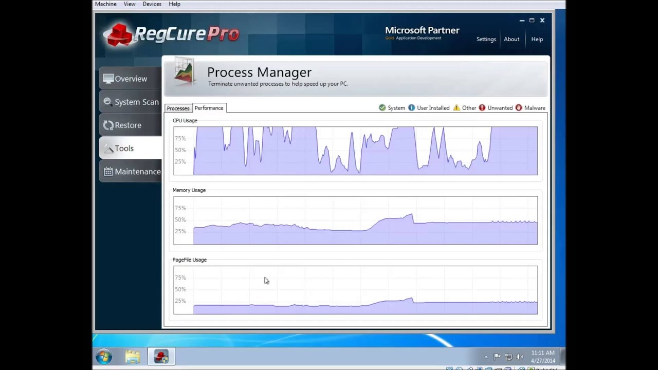 How to Use the Advanced Tools and Restore Feature in RegCure Pro