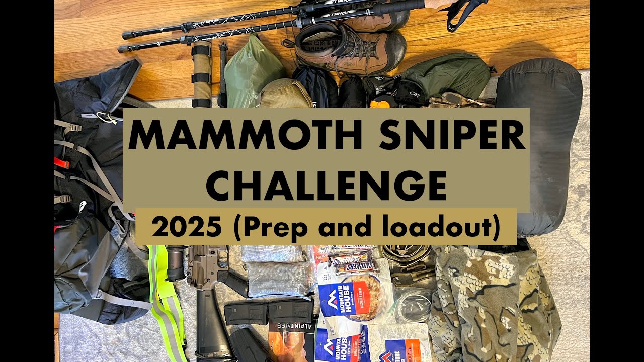 Подготовка к испытанию Mammoth Sniper Challenge