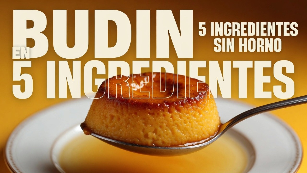 BUDÍN DE PAN DURO en MICROONDAS con 5 ingredientes: SIN HORNO NI BATIDORA, rápido y brutal en casa