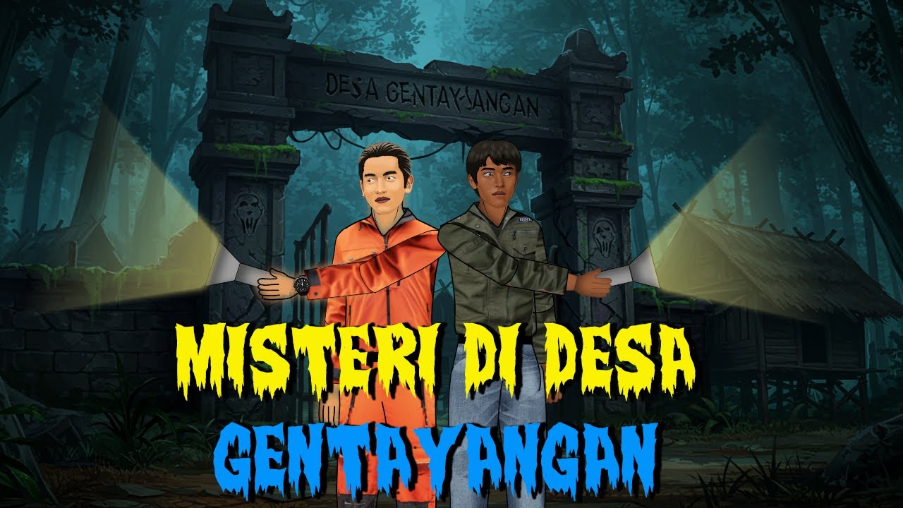 MISTERI DI DESA GENTAYANGAN  #kartunhantu | arkana animasi horor