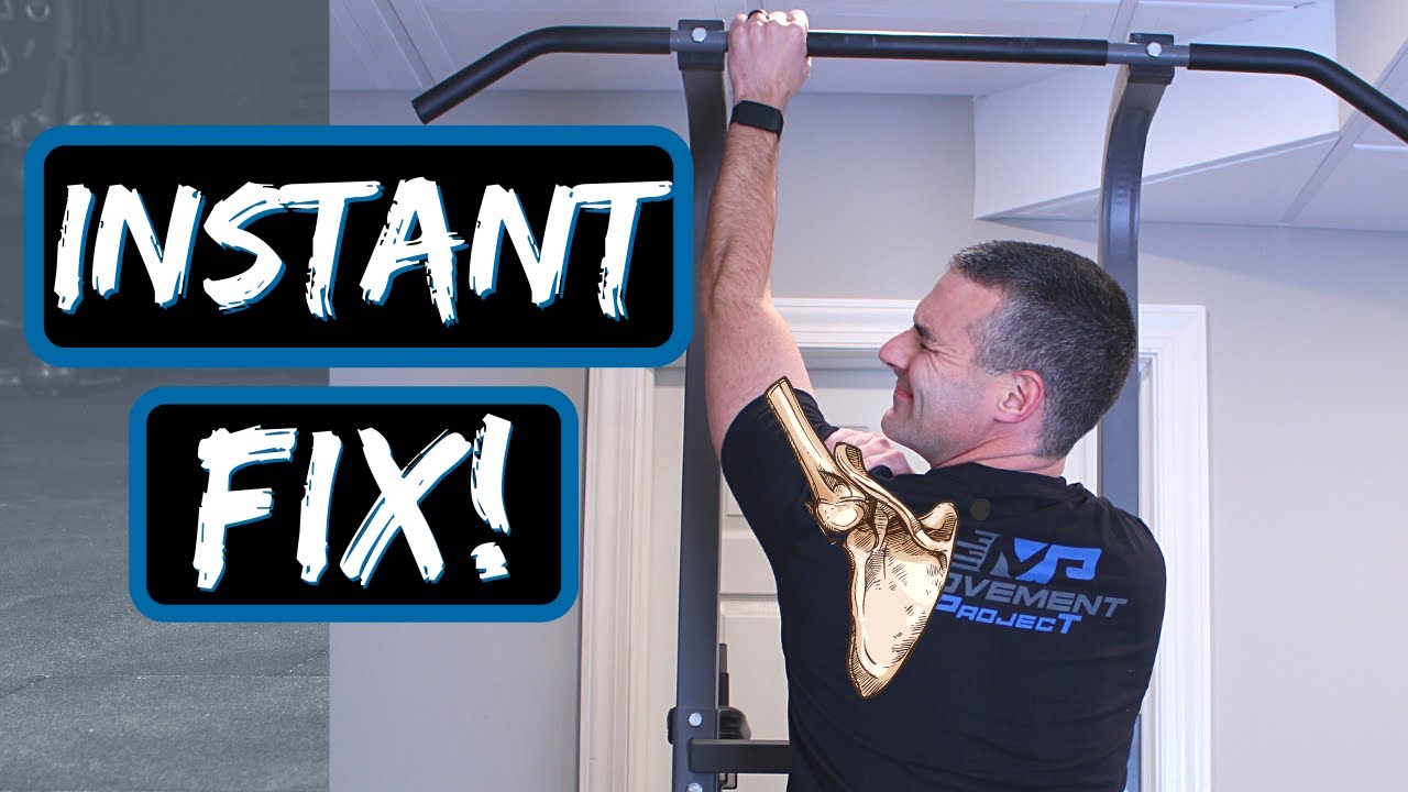 Fix Shoulder Pain During Pull Ups (EXERCISE RIGHT NOW!)