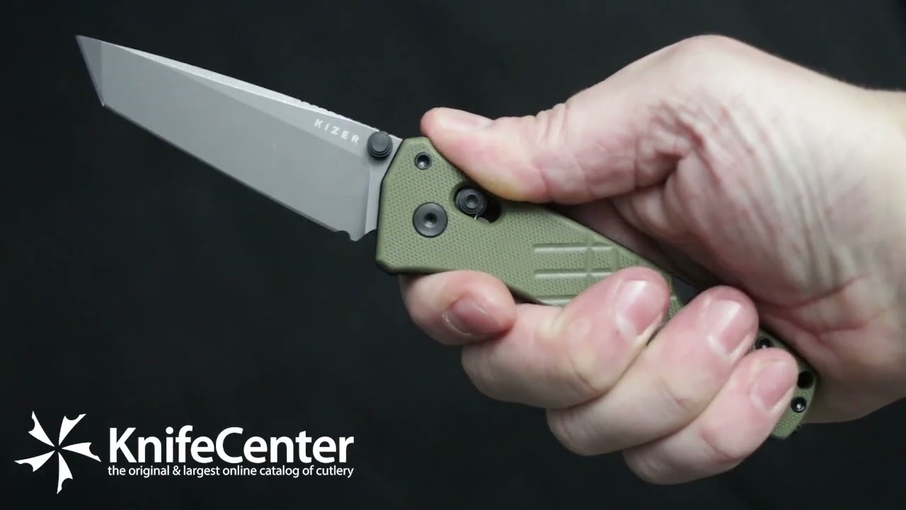 Kizer Cutlery Vanguard Aegis T Clutch Lock Rescue Folding Knife