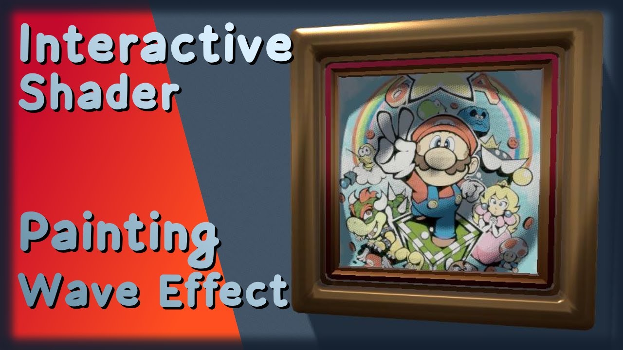 Interactive Wave Shader Effect