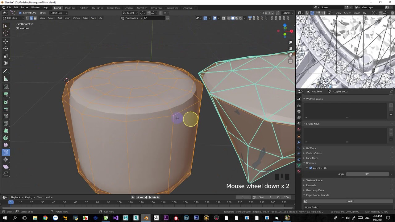 The Ring Modeling Part 2 curver