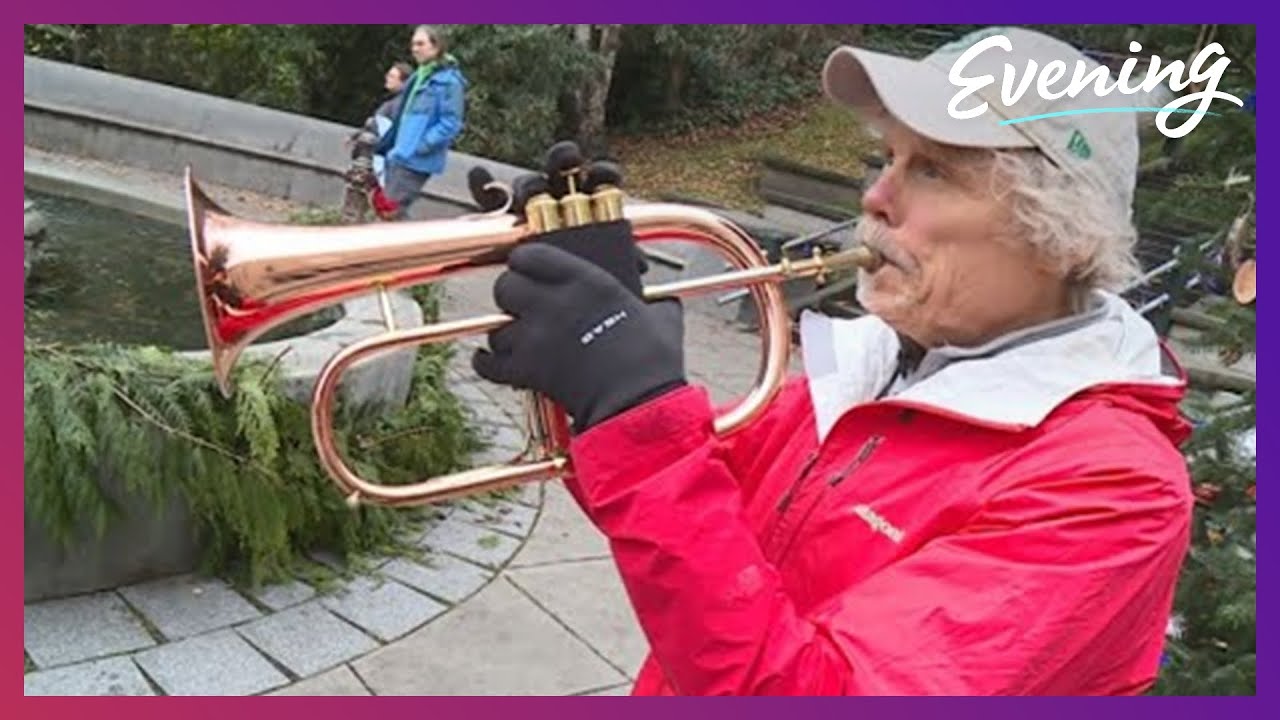 Flugelhorn Phil 📯 Keeping music alive even on the coldest days