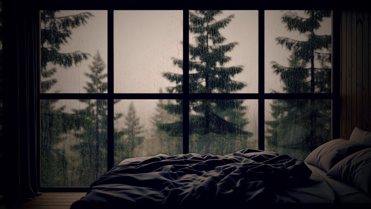 Relaxing Cabin Rain Sound Natural Peaceful Ambience for Stillness and Deep Rest