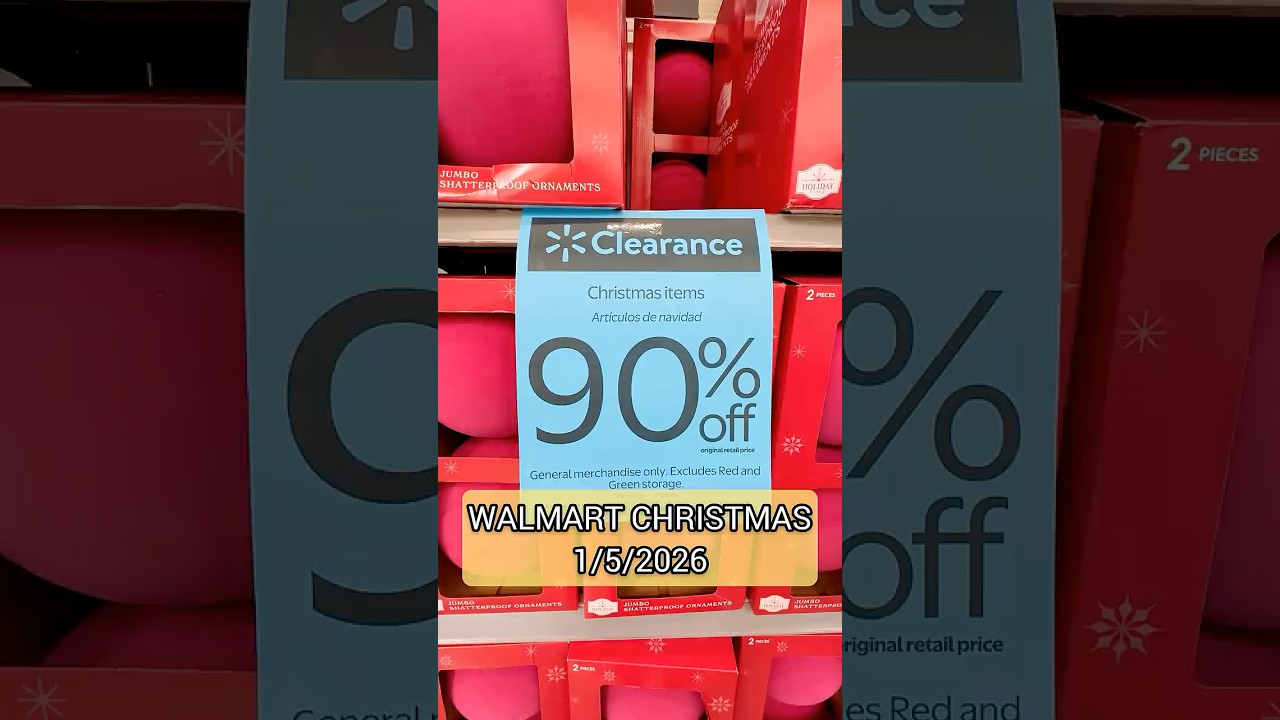 Walmart 90% off Christmas 