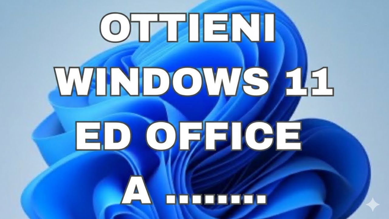 COME OTTENERE UNA LICENZA PRODUCT KEY ECONOMICA PER WINDOWS 11 PRO E MS OFFICE.
