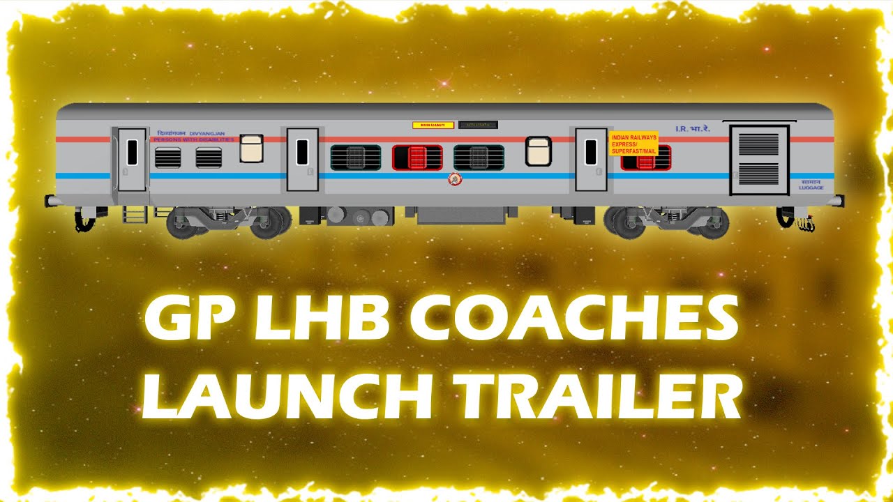 MSTS GP LHB Coaches Launch Trailer | MSTS Freeware LHB Coaches | Games Platform