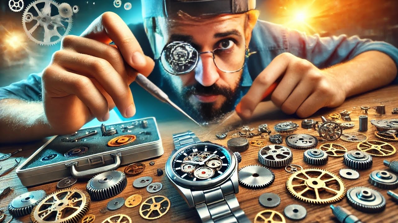 ► Comment construire une montre automatique ? Genre qui fonctionne sans pile ! #nh35