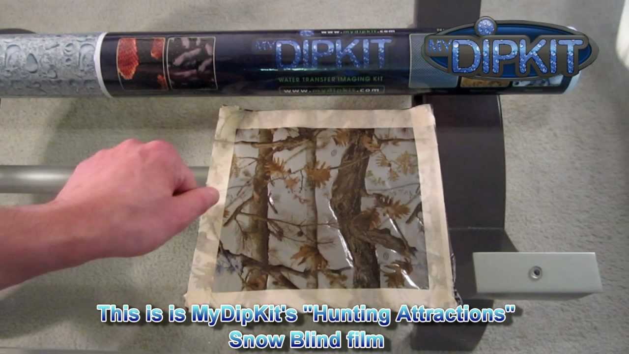 How to use MyDipKit Part 3 - which side goes up / down diy hydrographics