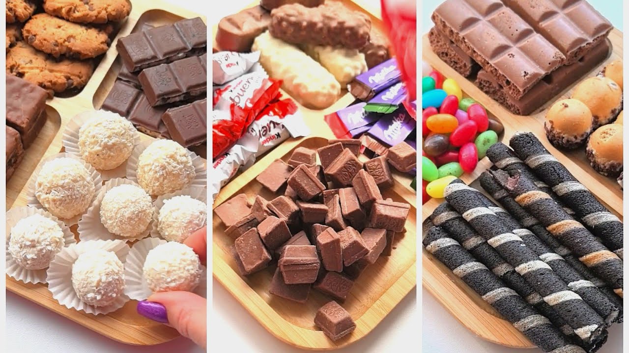 Filling Platter With Sweets Asmr