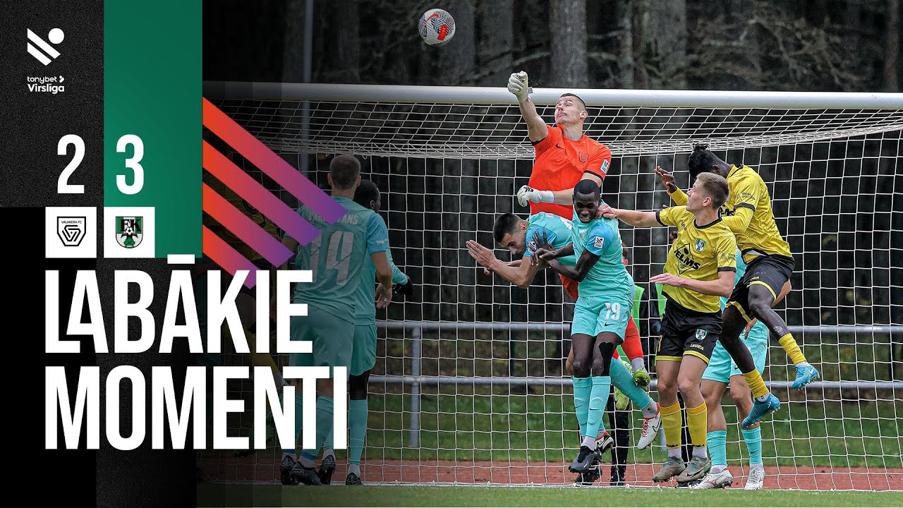 36. kārta: Valmiera FC 2:3 FK Tukums 2000/TELMS (Labākie momenti)