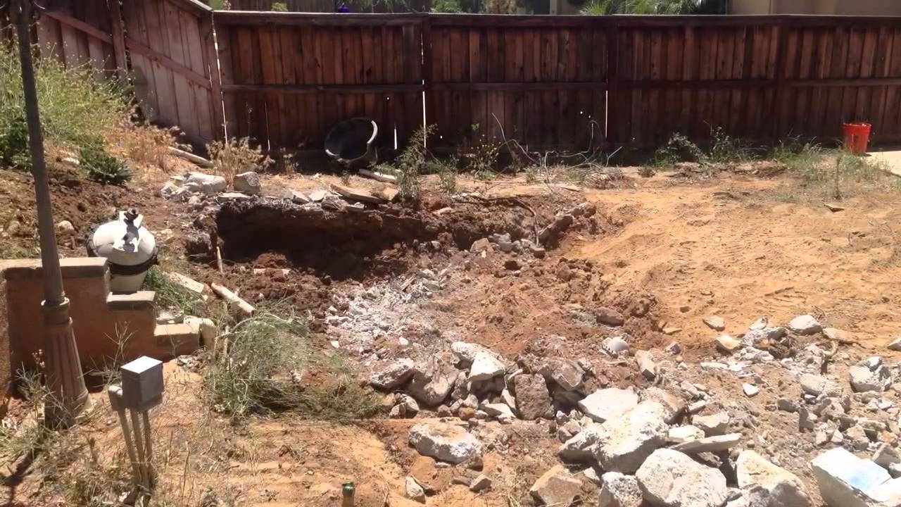 Old Inground Spa Removal: BackYard Rehab