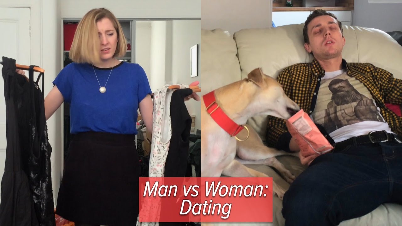 Man vs Woman: Getting ready for a date...