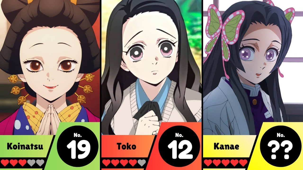 Top 52 Most Beautiful Girls in Demon Slayer