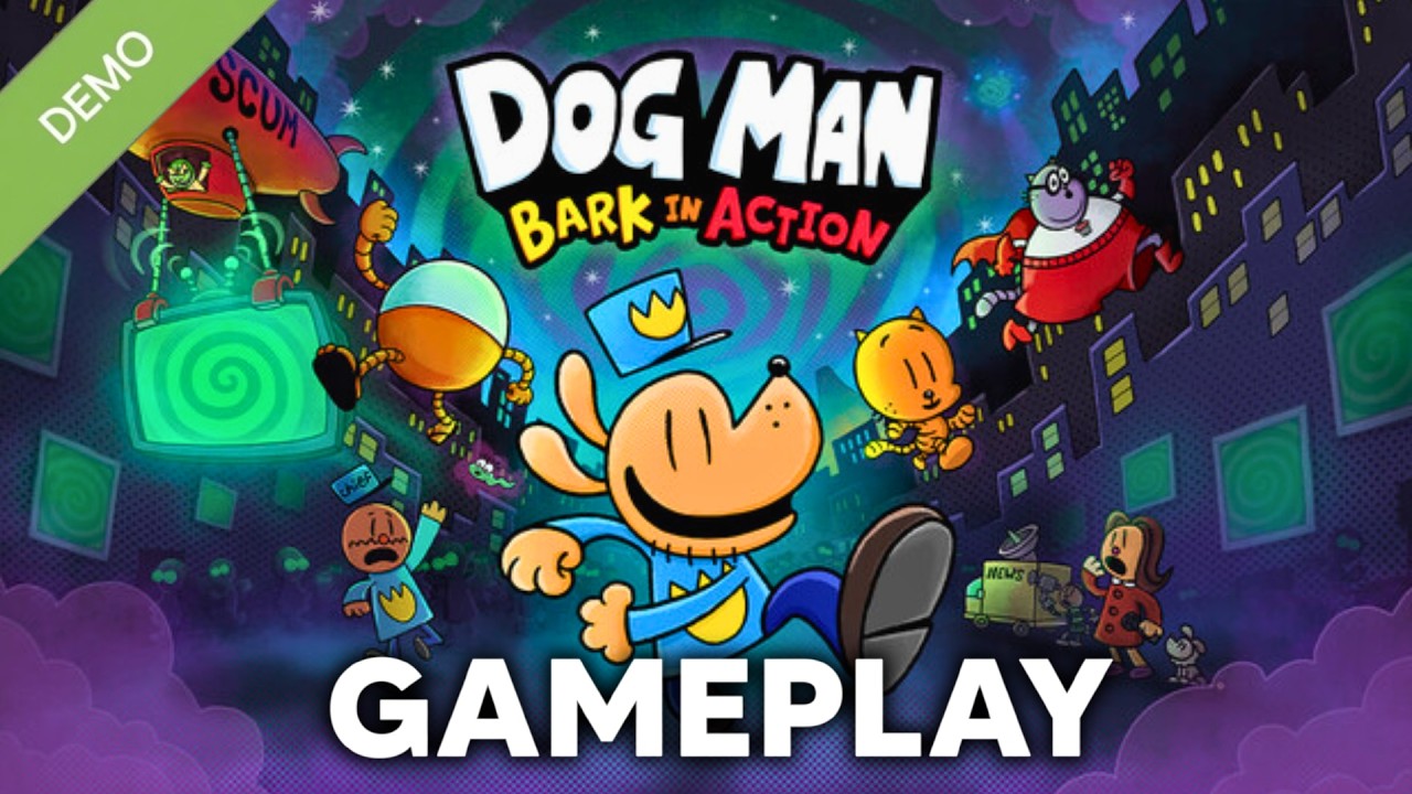 Dog Man: Bark in Action Demo Gameplay (No Commentary)