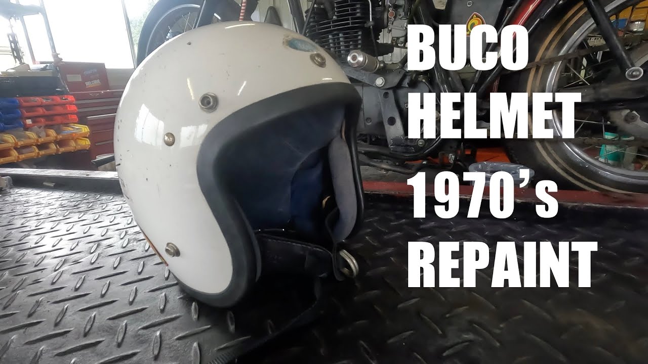 BUCO70'sヘルメットをリペイント