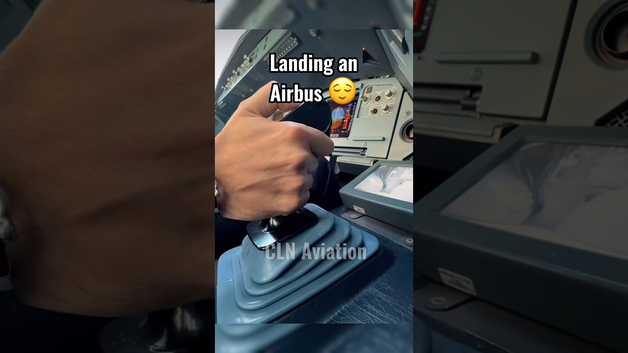 Landing a Boeing 😰 #aviation #landing #airbus #boeing #aircraftcontrol #pilot