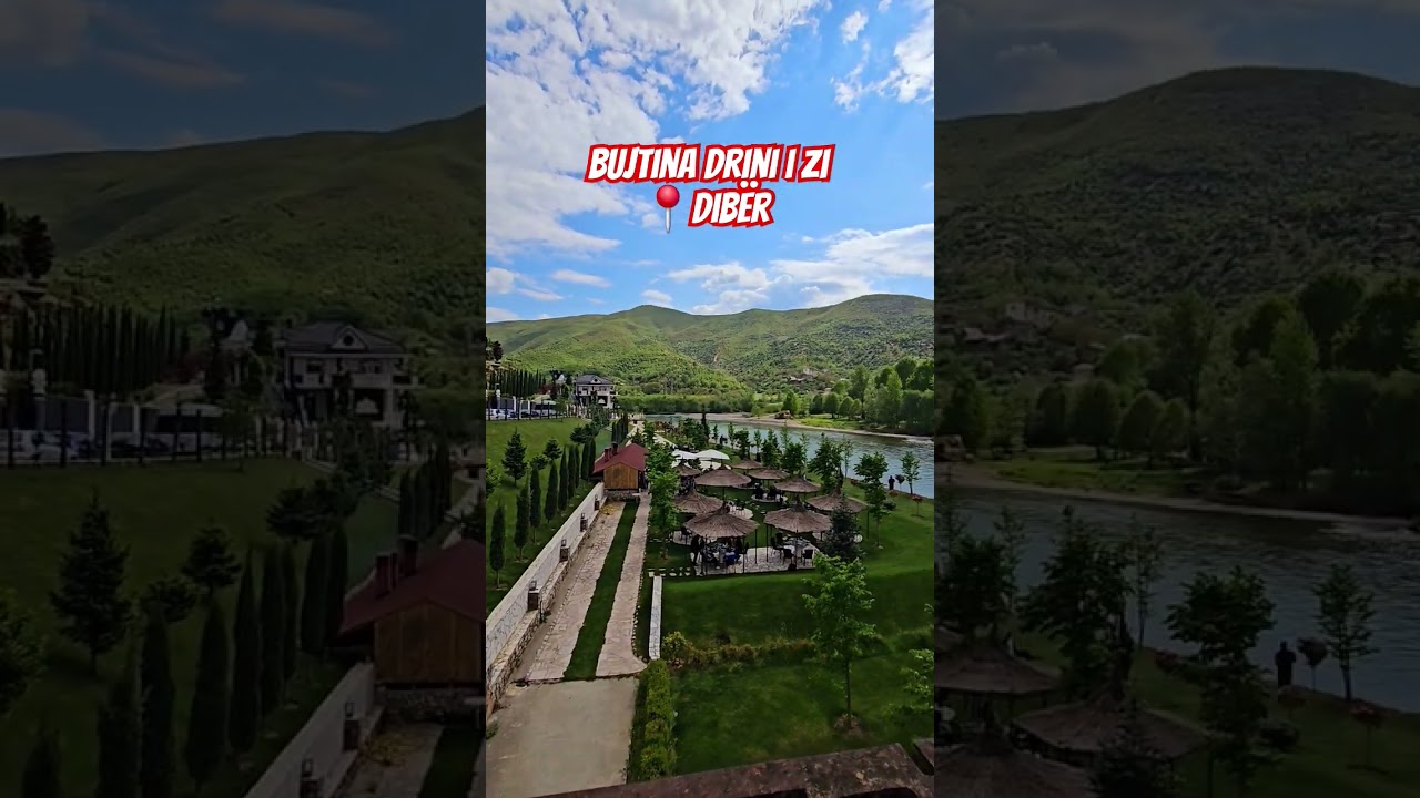 BUJTINA DRINI I ZI, DIBER ALBANIA #music #albania #nature #river #tourism #restaurant #diber #remix