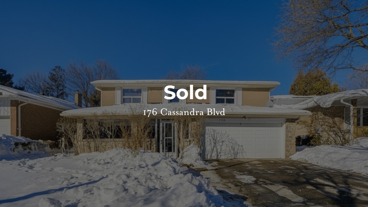 Sold: 176 Cassandra Blvd, Toronto