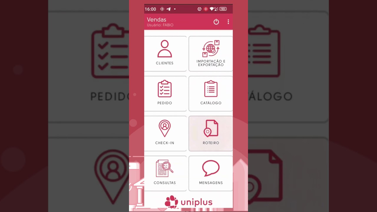 Uniplus Mobile For&ccedil;a de Vendas - conectado com o sistema em nuvem Uniplus Web  #Transforma&ccedil;&atilde;oDigital