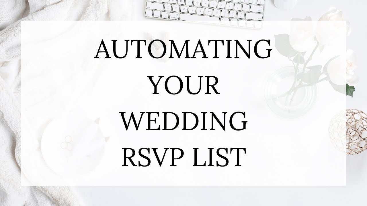 Automate Your Wedding Guest Address List