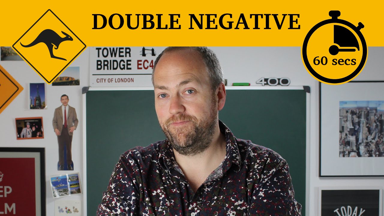 The double negative | 60-second grammar | Canguro English