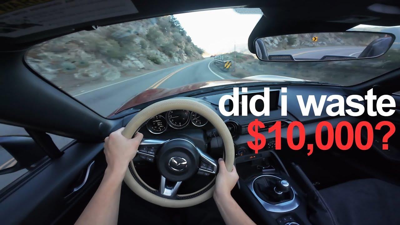 does money buy u happiness? stock soft top vs. modified RF ND3 Miata
