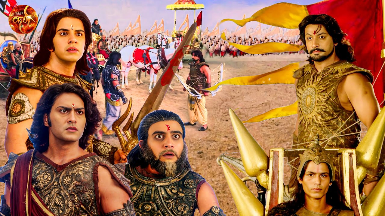 कर्ण का रूप धारण कर मगधराज शैले पहुँचे युद्ध के मैदान में, पांडवों के उड़ होश || Suryaputra Karn