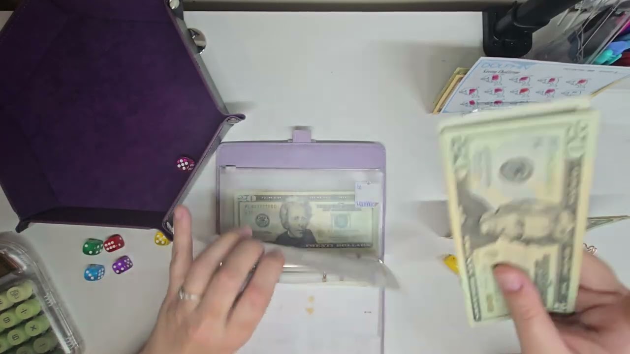 February 20th Challenge Binder, Stuffing $120