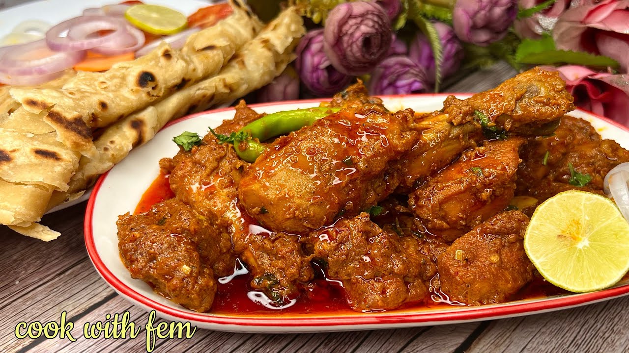 First Time On YOUTUBE - PATHANI CHICKEN MASALA Aur LACHEDAAR PARATHA Ki Madhosh Karne Wali Recipe