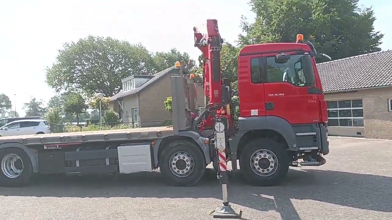 Top Trucks 4842 MAN TGS 35.360 8x2 - Fassi 23TM Kraan, Machine