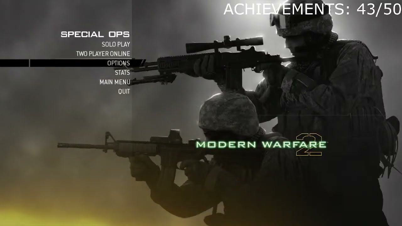 Call of Duty: Modern Warfare 2 (2009) | 100% Achievement Grind | No Commentary