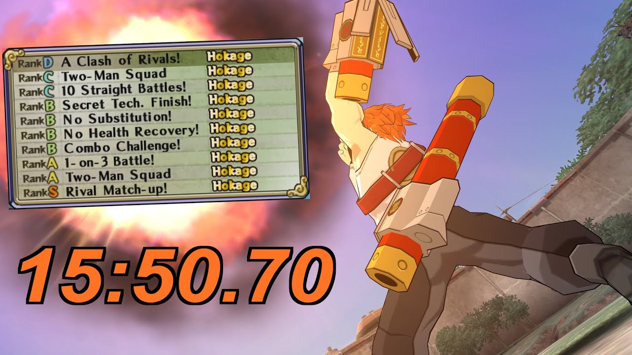 [TAS] Naruto Shippuden: Clash of Ninja Revolution 3 - Bando Mission List 100% in 15:50.70
