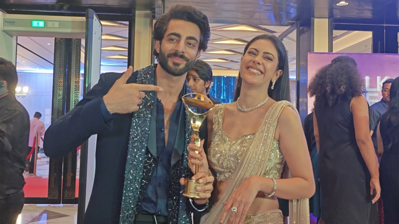 Jhanak Serial Actress Hiba Nawab And Krushal Ahuja At Indian Telly Awards 2025