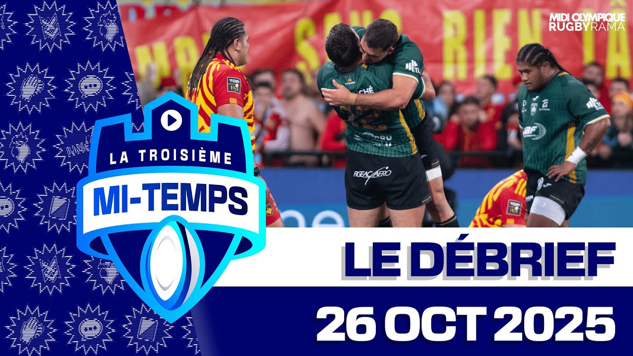 LA CRISE &Agrave; L'USAP,  LA BLESSURE DE JALIBERT... LE D&Eacute;BRIEF DE LA 8E JOURN&Eacute;E DE TOP 14 !