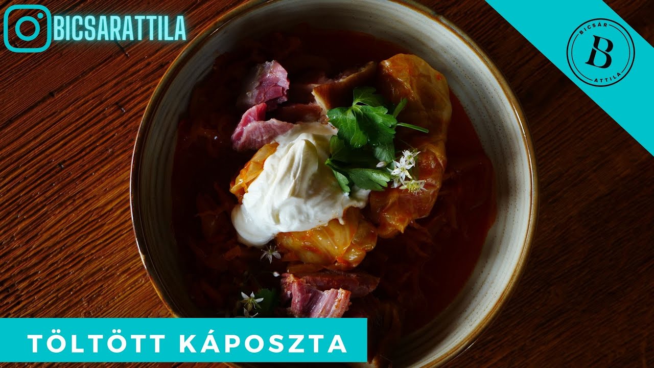Így lesz tökéletes a töltött káposztád - részletes recept Bicsár Attila 👨‍🍳 séftől