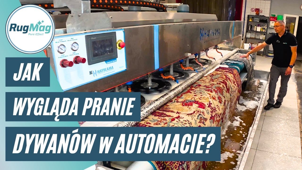 Pranie dywanów na automacie piorącym Hayikama 420 cm