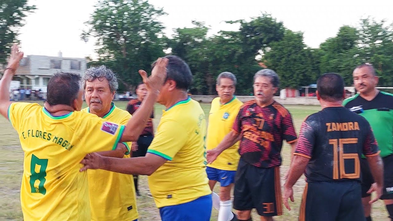 PATADAS Y EMPUJONES EN FINAL DE VETERANOS!