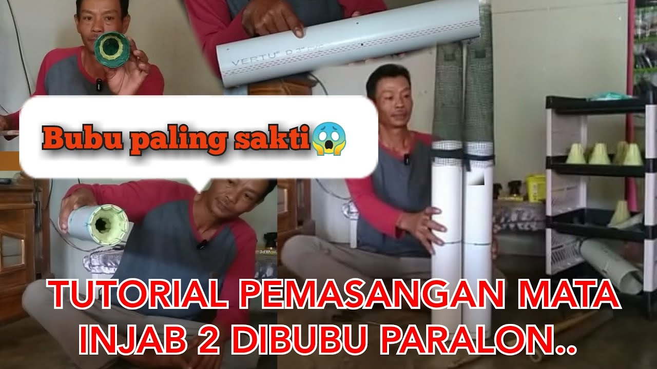 tutorial  pemasangan mata injab2 dibubu paralon,bubu paling sakti#perangkapikantradisional