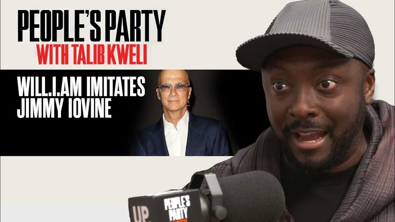 will.i.am Imitates Jimmy Iovine While Sharing Interesting Advice He Gave BEP | People's Party Clip