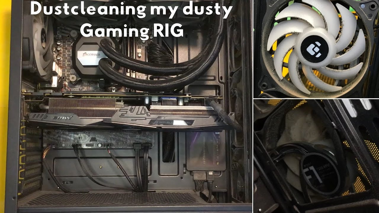 Dustcleaning My Dusty Gaming RIG (i3 10105F - ROG STRIX GTX 1070 Ti) - 2025