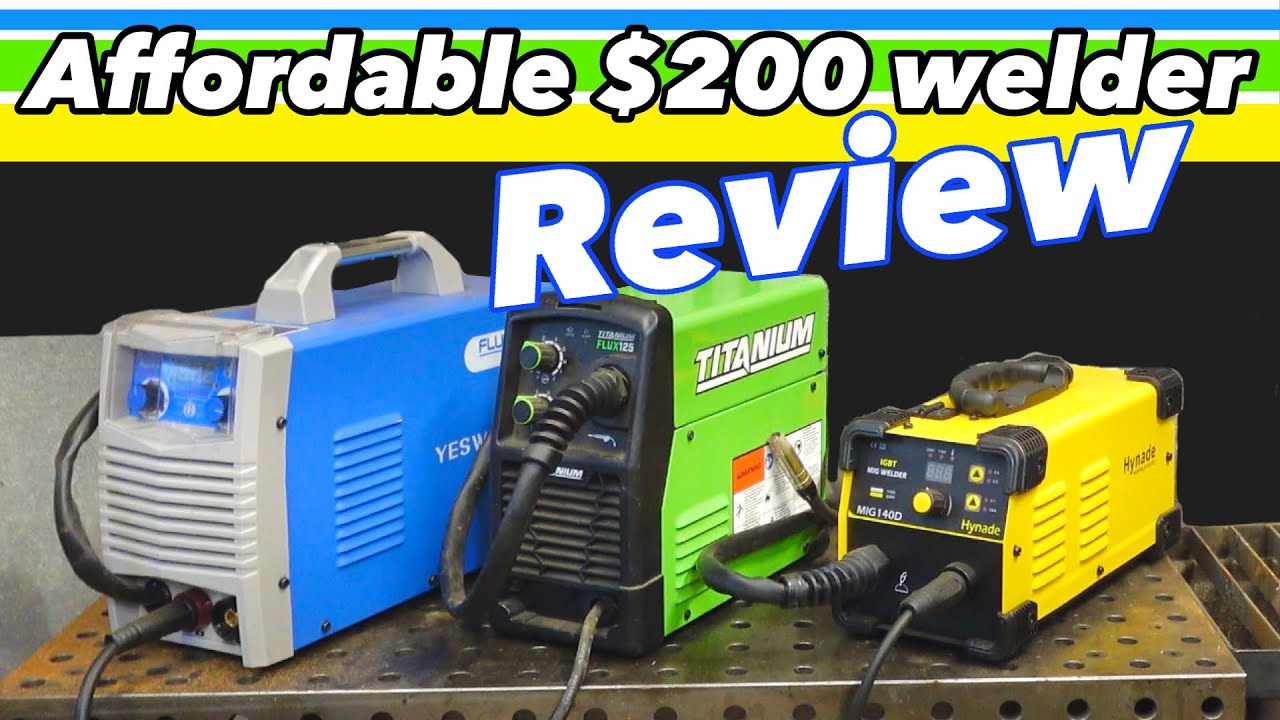 Get started in welding, great DIY welder Titanium, Yeswelder, Hynade flux review