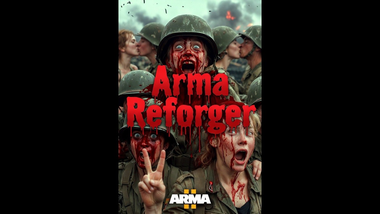 Arma Reforger- A Cinematic mission in a totally destroyed and shelled out jungle..