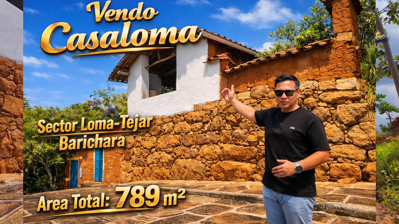 Casa en venta en Barichara con piscina y diseño colonial