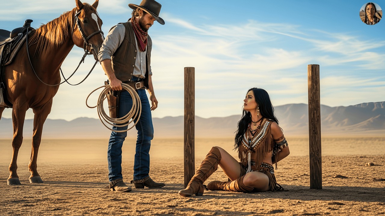 «Desátame… haré lo que sea», suplicó ella. Pero el vaquero respondió a la apache…