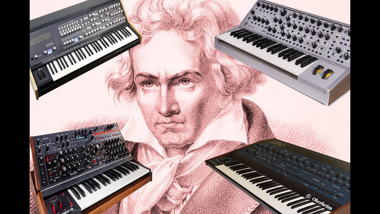 Beethoven's 5th Symphony, movement 1 Allegro con brio - performed on vintage and modern synthesizers