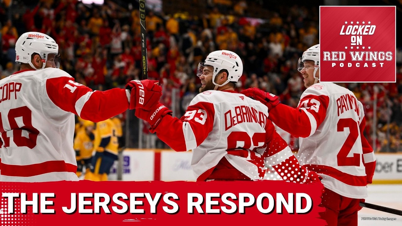 The Jerseys respond — Depth goals from Finnie and Johansson lift Detroit past Nashville