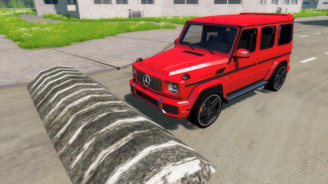 Cars VS Massive Speed Bumps - BeamNG.drive